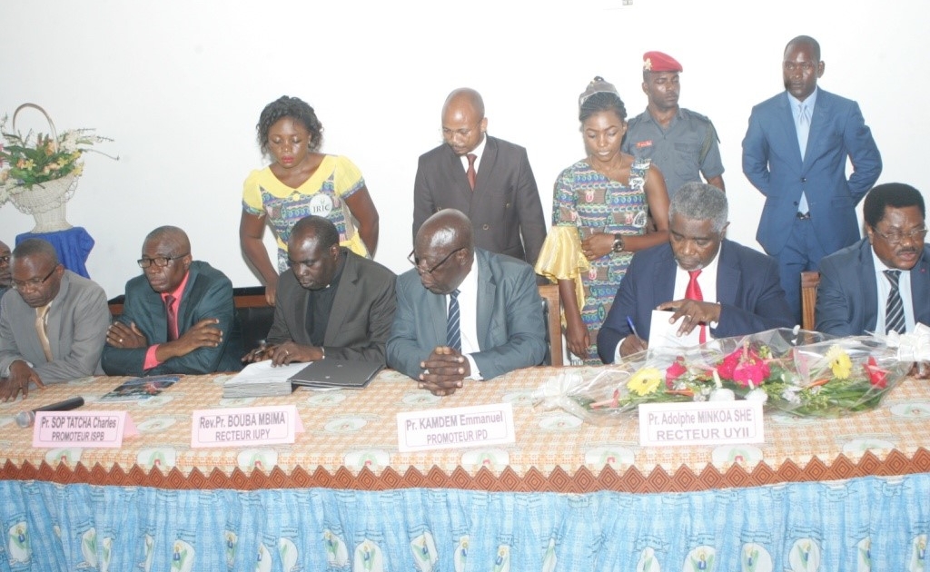 signature convention IPD, ISPD et IUPY - Université de Yaoundé II